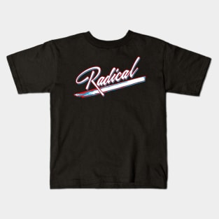 Radical 80s Retro Vintage Design Kids T-Shirt